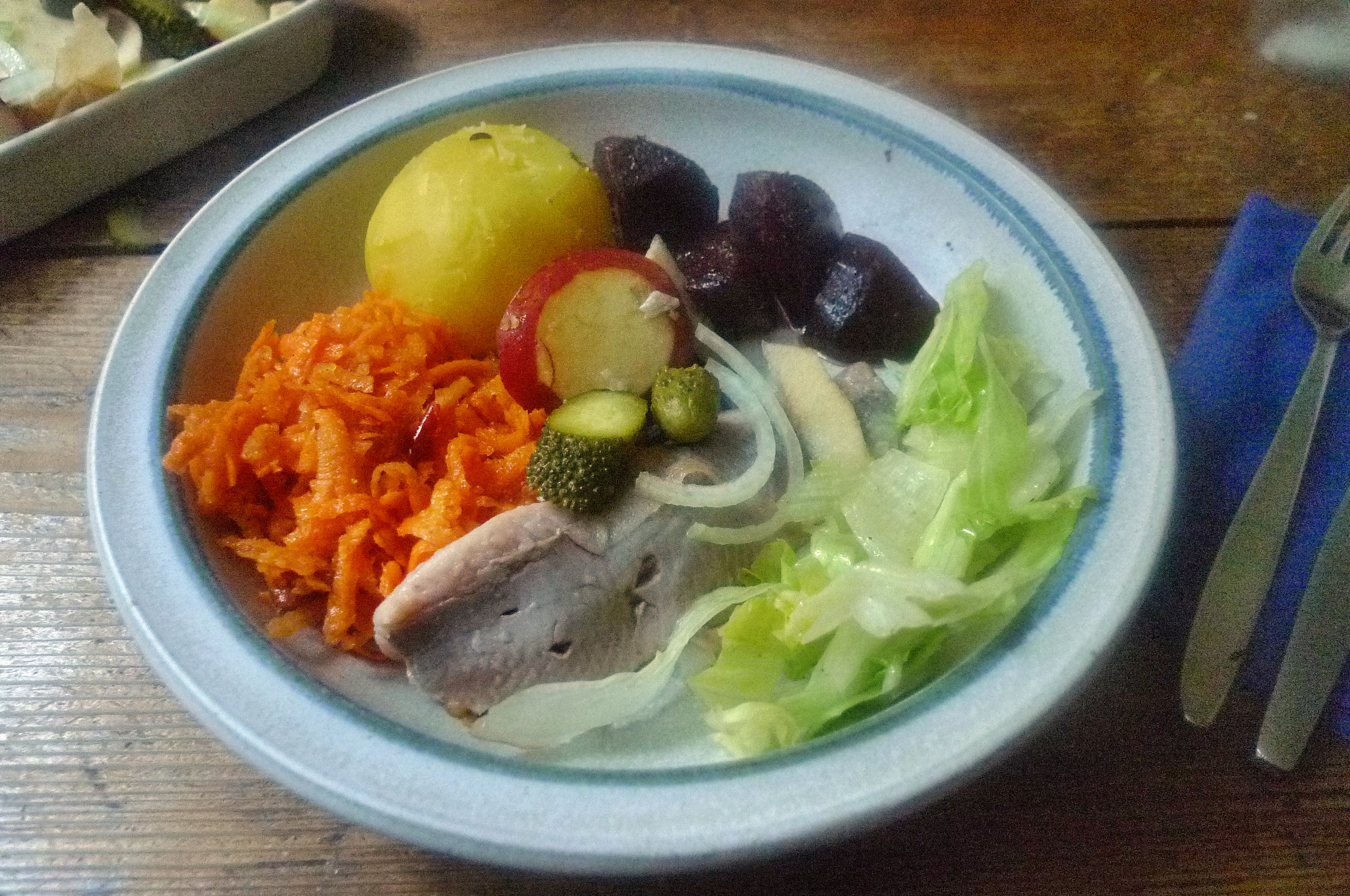 Matjes,Rote Beete,Möhrensalat,Eisberg,Kartoffel - 5.10.14   (16)