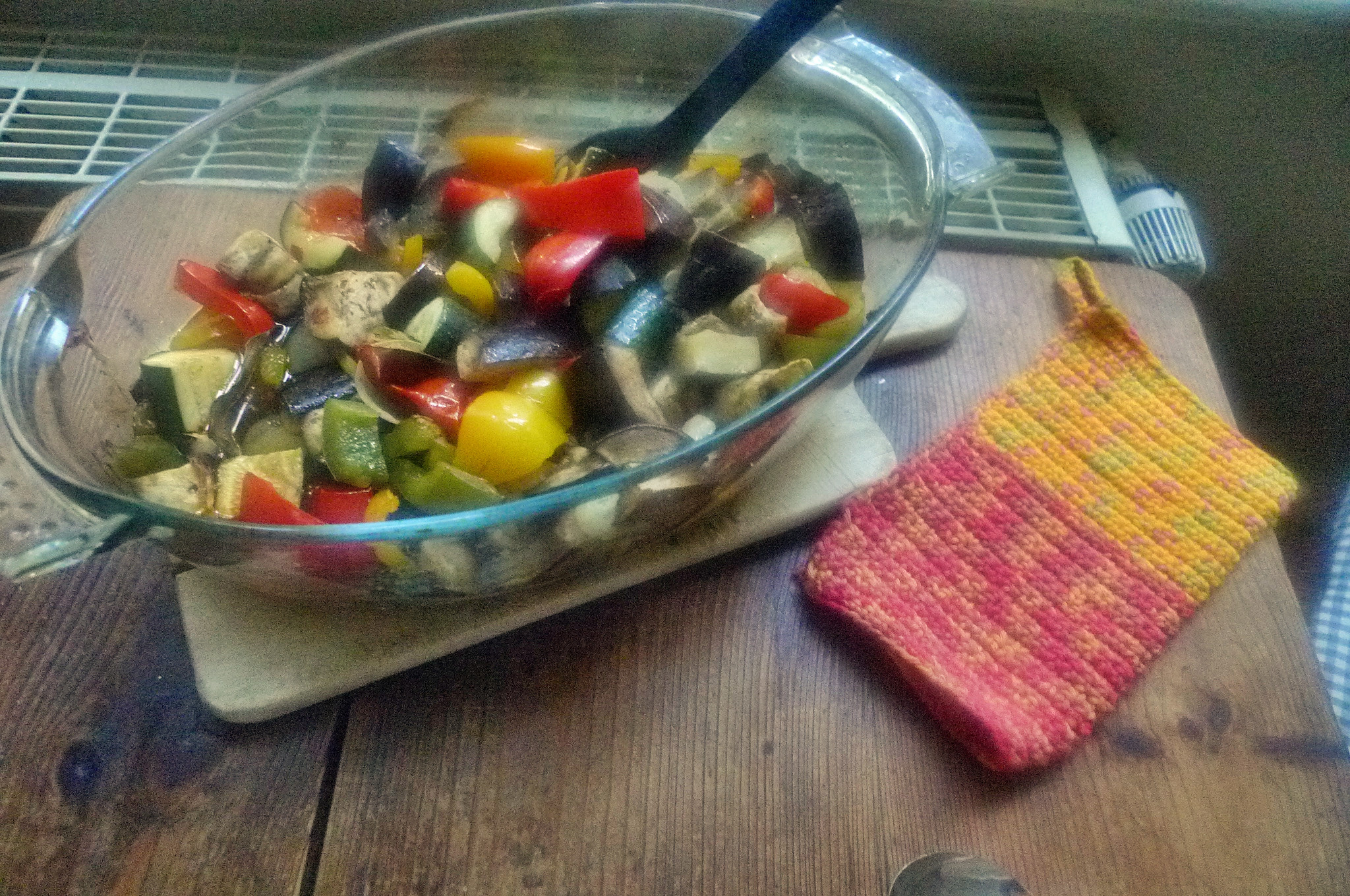 Ratatouille-Joghurtsoße,Pilze,Kartoffeln.4.10.14   (20)