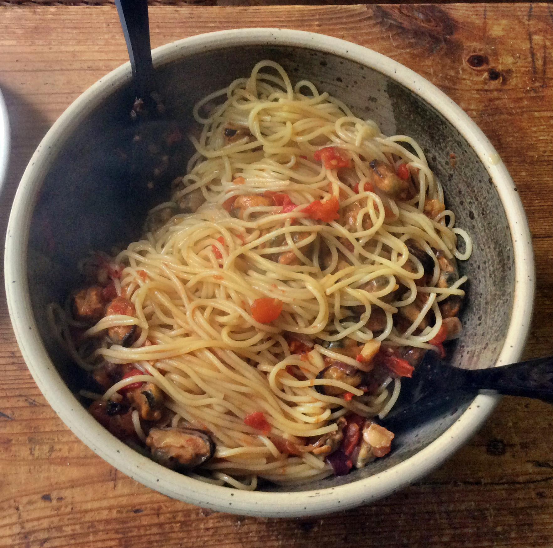Spaghetti mit Muscheln -20.9.15 (6)