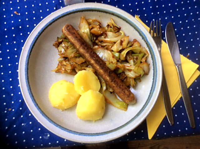 10.5.16 - Spitzkohl,Kartoffel,Veggie Würste (1)