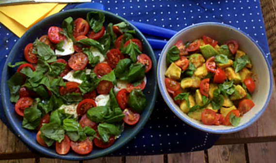 11.6.16 - Grüner Spargel,Ofenkartoffeln,Tomaten,Avocado,vegetarisch (6)