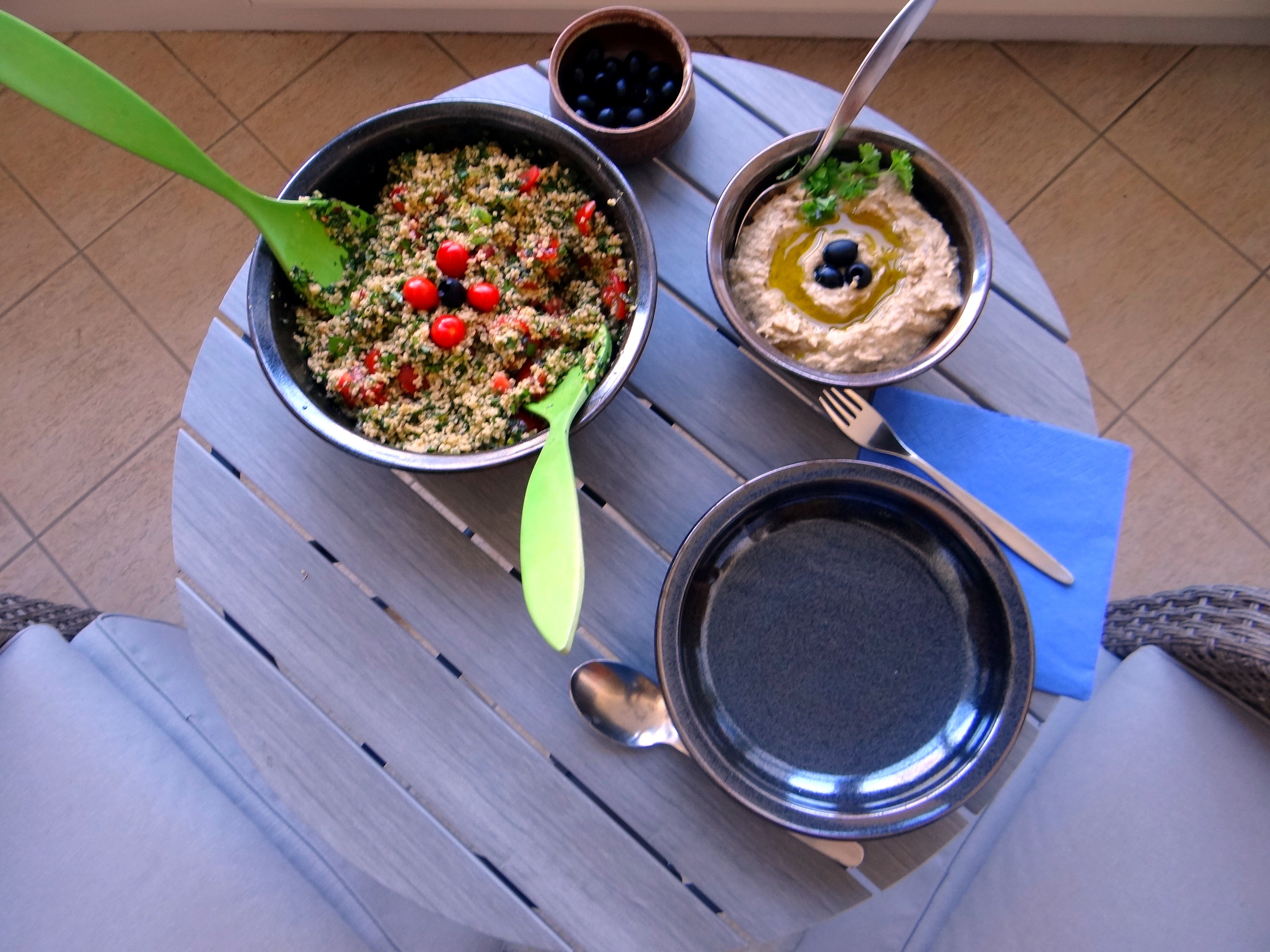 Tabouleh,Baba Ganoush,Quarkspeise, (12)