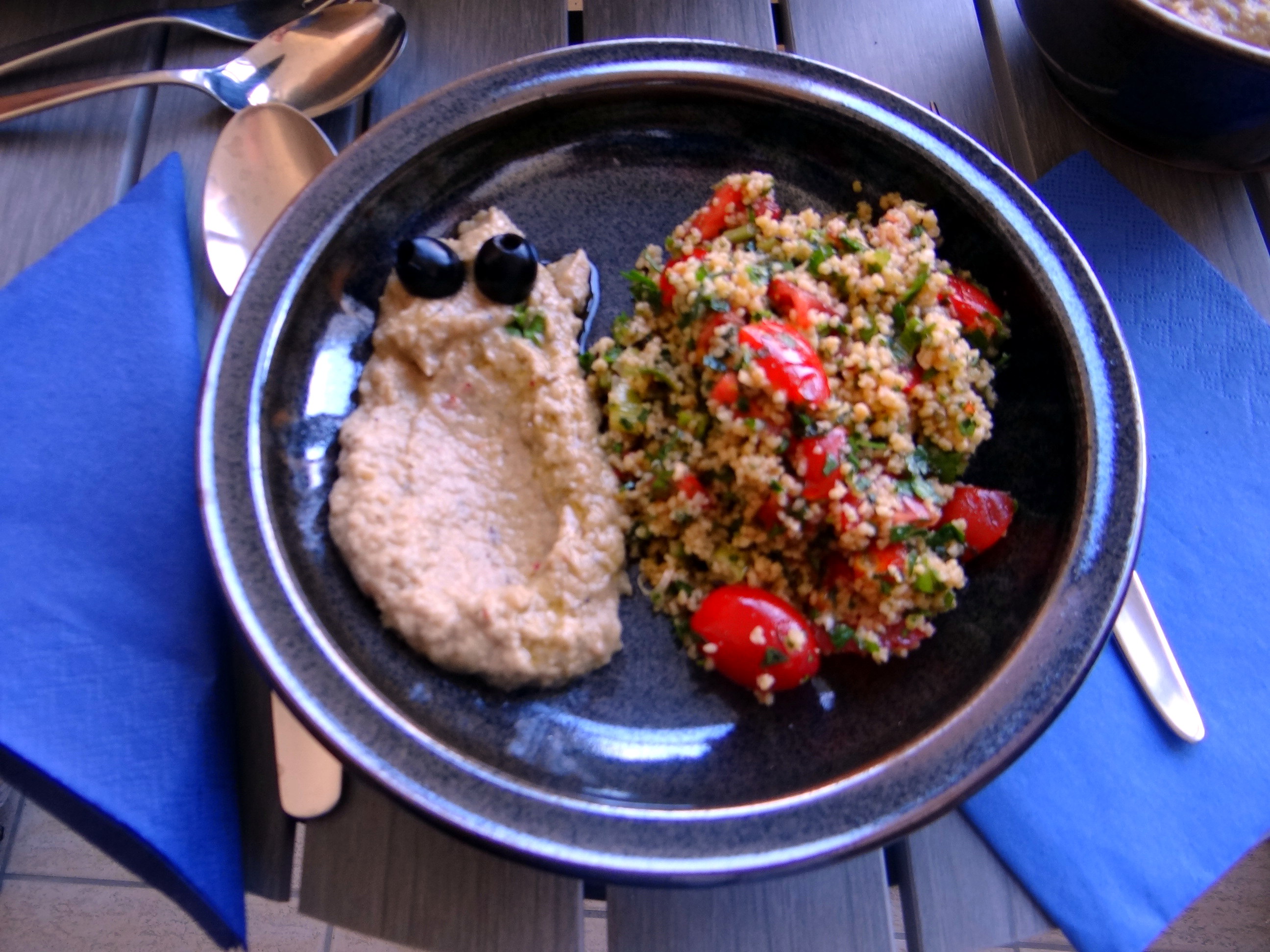 Tabouleh,Baba Ganoush,Quarkspeise, (13)