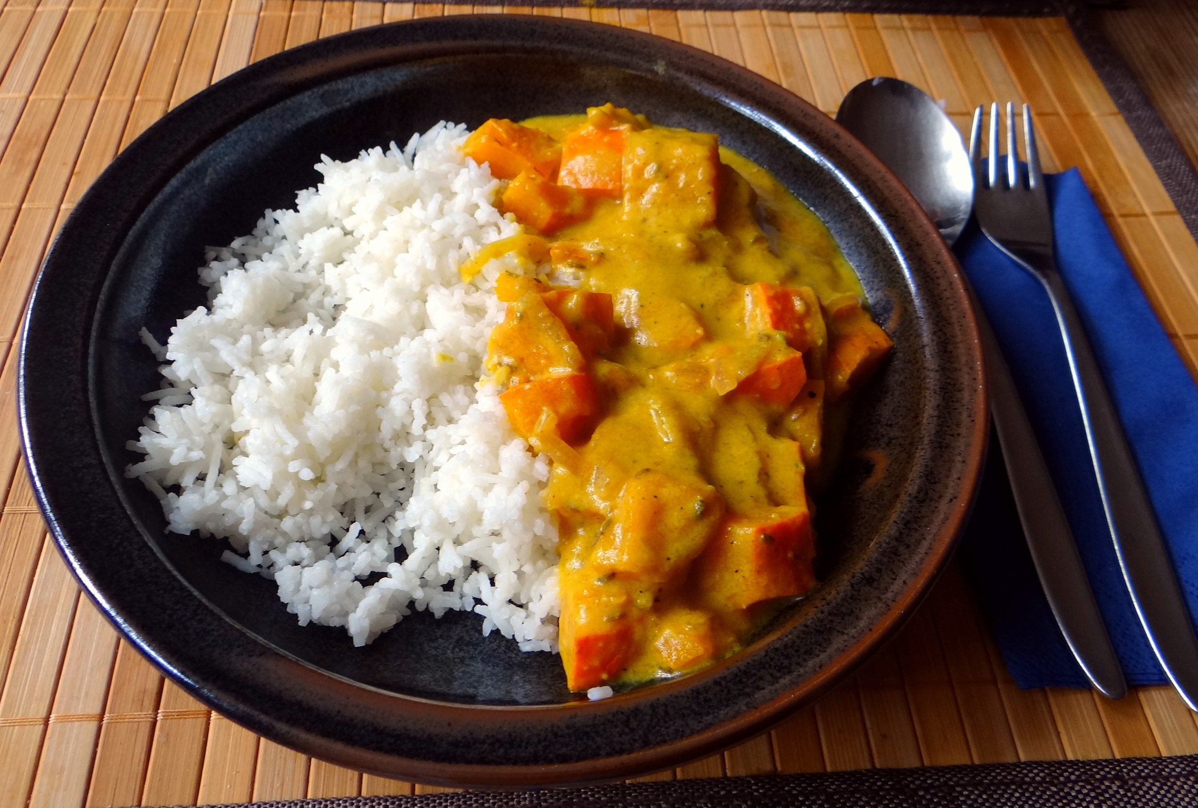 Kürbis Curry,RiiJiiBasmati Reis (17)