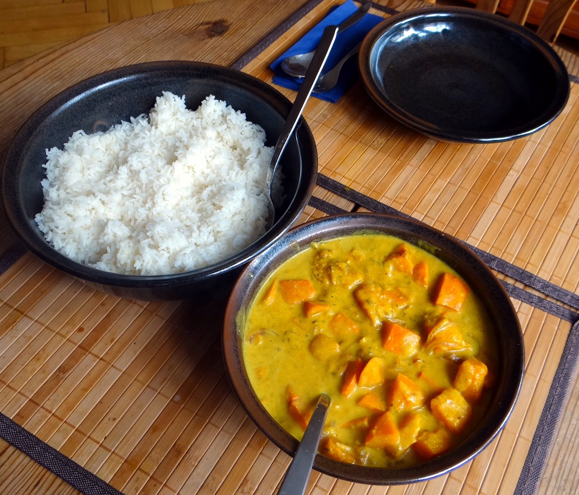 Kürbis Curry,RiiJiiBasmati Reis (4)