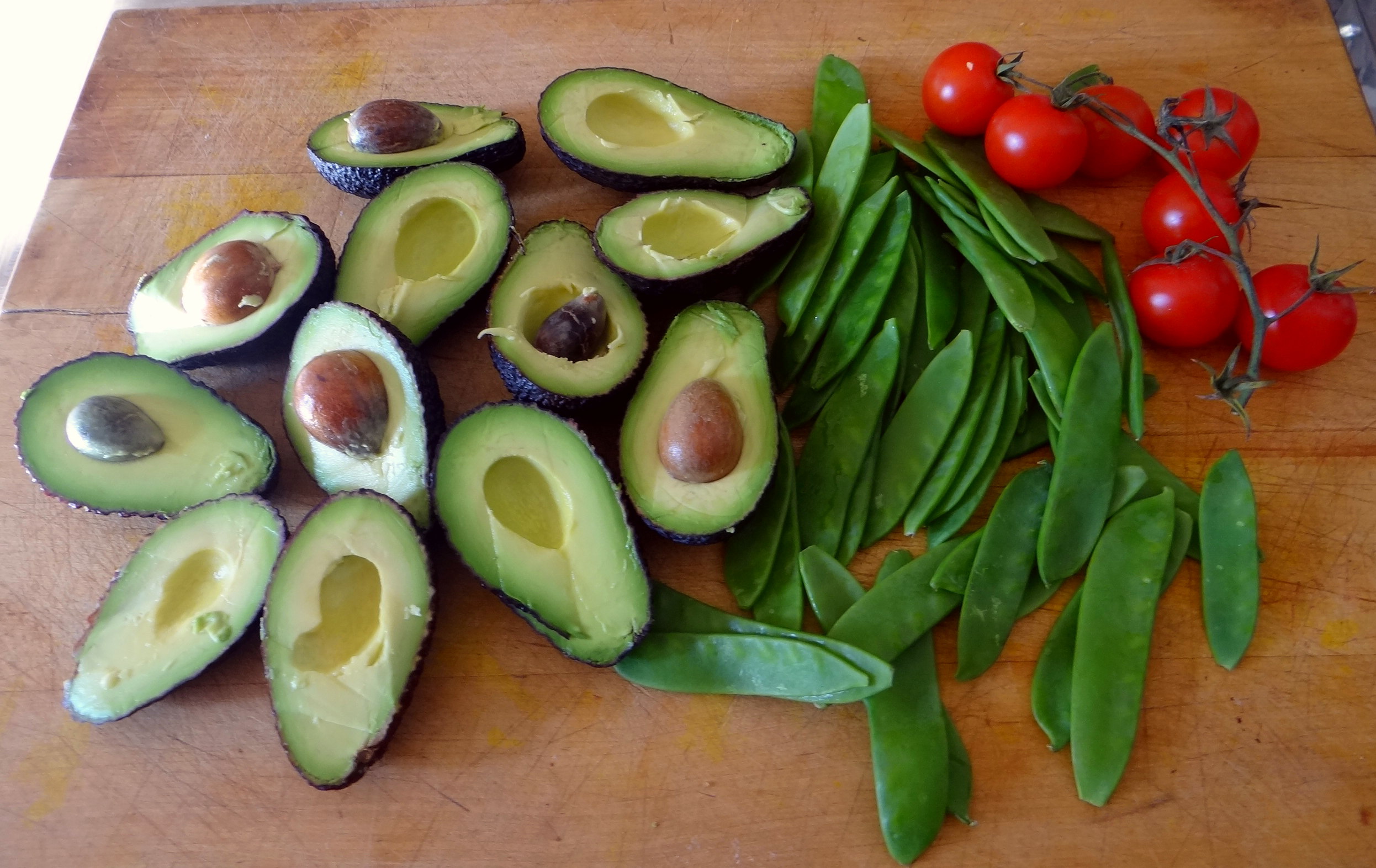Kartoffel Taler,Guacamole,Gemüse (5)