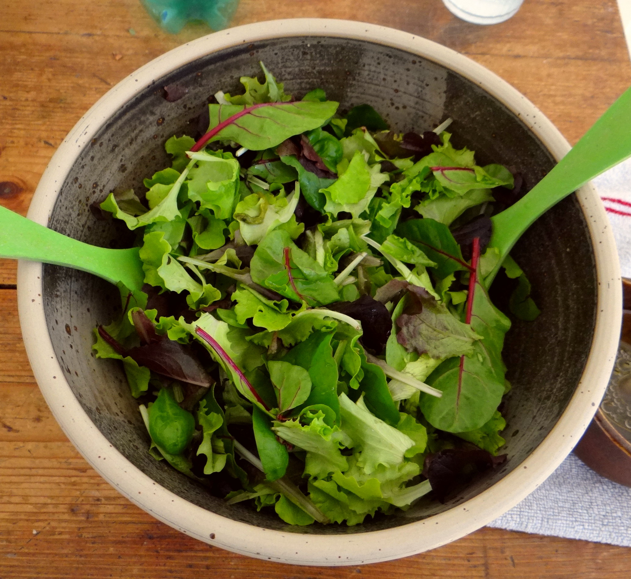 Mais Poularde,Salat,Birne in Rotwein (10)