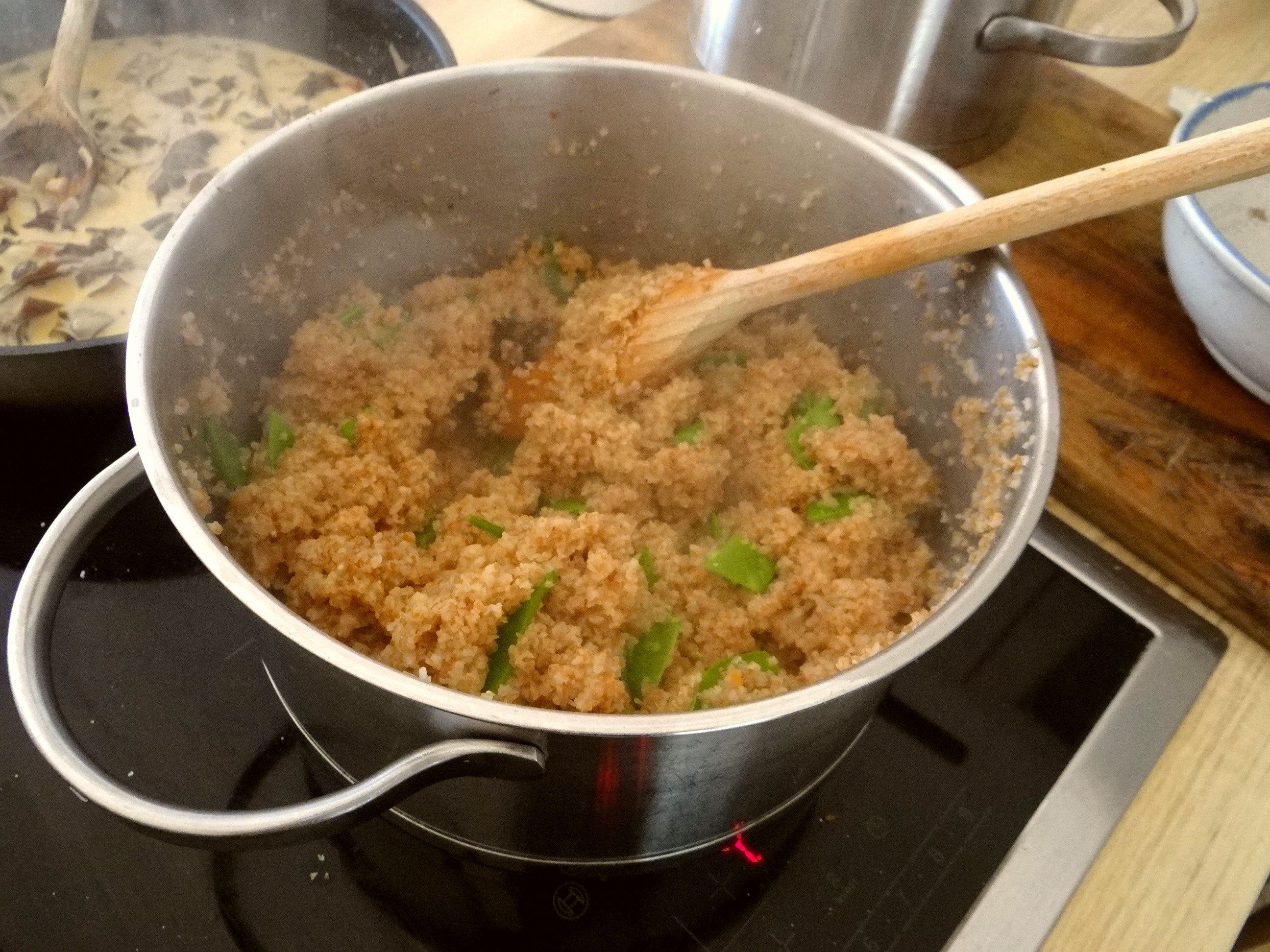 Vollkornbulgur,Pilze,Kaiserschoten (6)