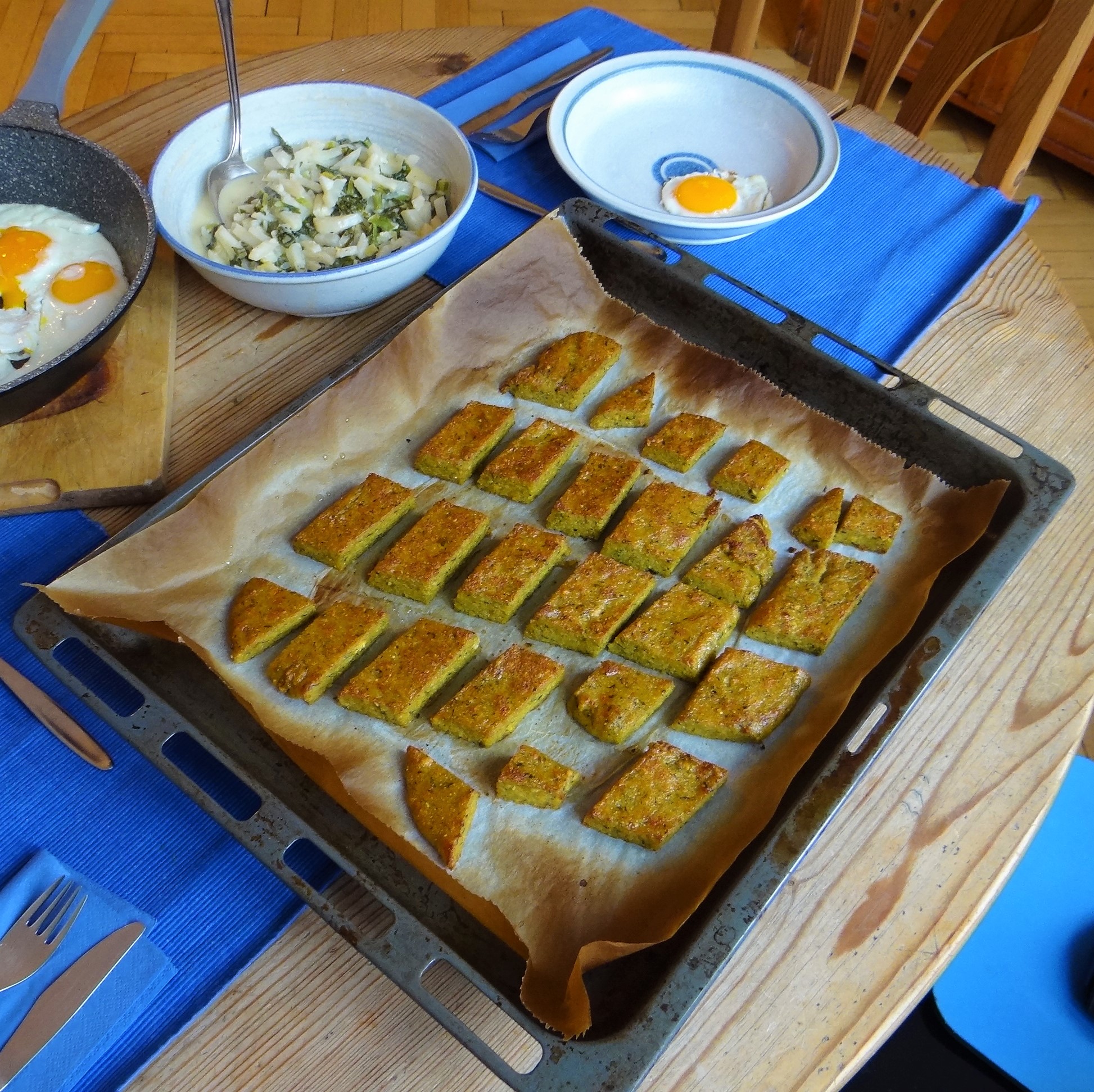 Mairübchen,Bärlauchpolenta,Zitronenpudding (4)
