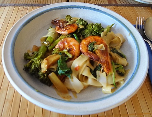 Brokkoli mit Garnelen (18)