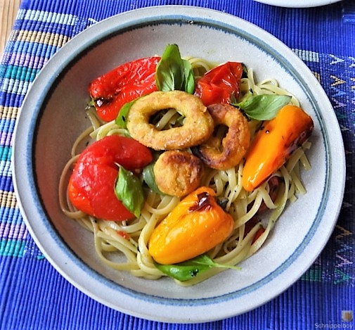 Linguine mit Beilagen (2)
