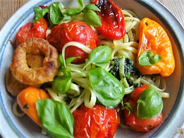 Linguine mit Beilagen (3)