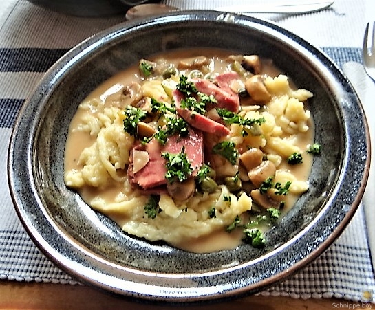 Zunge,Champignon Ragout (1)