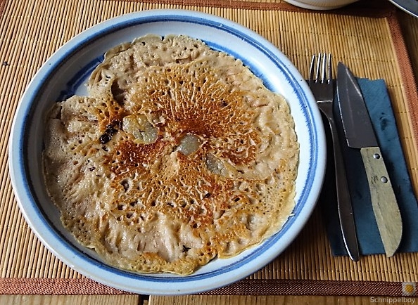 Buchweizenpfannkuchen,Ruccolapesto,Quittenkompott (25)