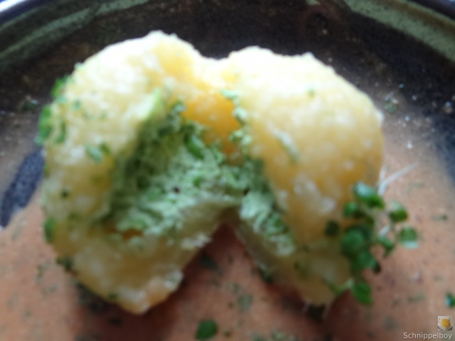 Gefüllte Klöße mit Pilzsauce (37)