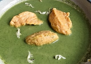 Brennesselsuppe mit Ricottanocken (3)