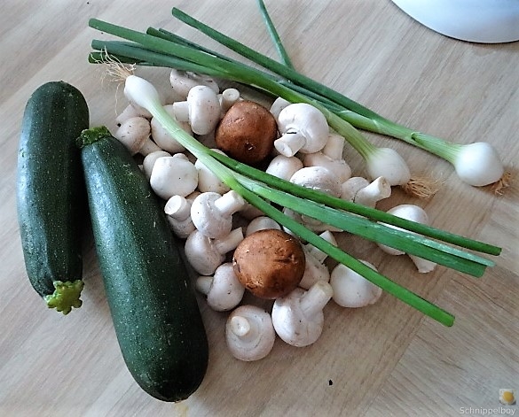 Zucchini Röllchen mit Champignon (8)