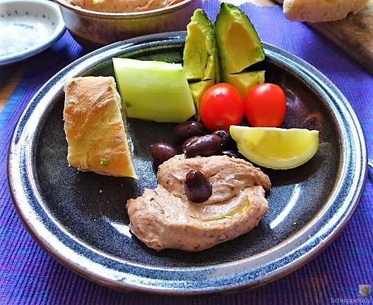 Baguette, Humus, Snack (13)