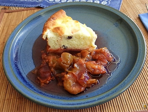Quarkauflauf mit Pflaumenkompott (2)